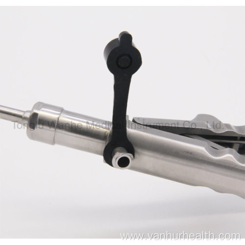 Laparoscopic Needle Holder V type handle Ratchet